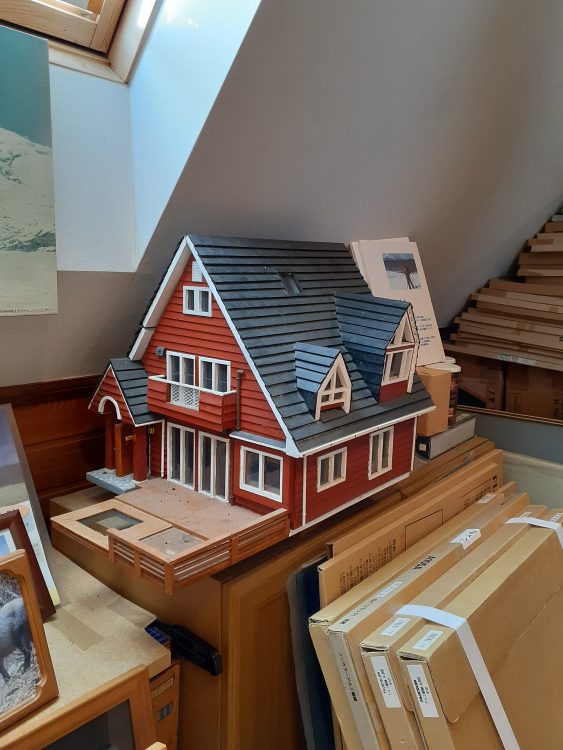 家の模型の写真